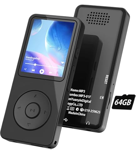 Amazon.co.jp: MP3プレーヤー Bluetooth5.1 有線 無線 音楽プレイヤー